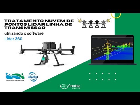 Lidar 360 - Tratamento e classificação da nuvem de pontos LiDAR de uma Linha de Transmissão