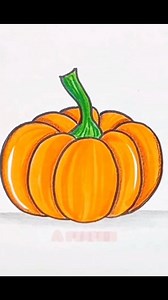 455K views · 5.3K reactions | Easy Drawing Pumpkin #drawingforkids #drawing | Drawing Book | Facebook