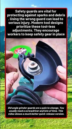 Upgrading Your Angle Grinder With A Quick Release Safety Guard