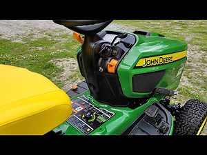 John Deere X758 Lawn Tractor Delivery and First Impressions