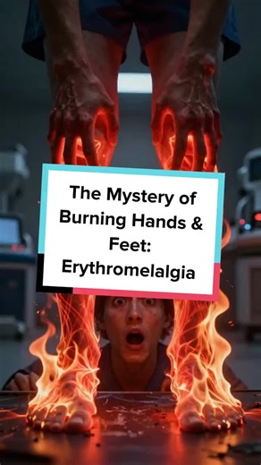 Did you know about erythromelalgia? This rare disorder causes burning pain and redness in hands and feet. Discover the unsolved medical mystery! #MedicalMystery #RareDiseases #HealthFacts #Erythromelalgia #Medicine #Science
