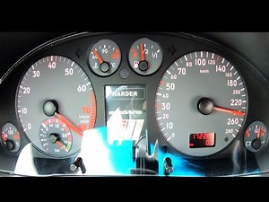 1000HP Audi S2 20V Turbo Acceleration - 5 cyliner in action -