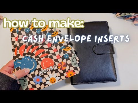 how to make cash envelope inserts | beginner friendly budget tutorial