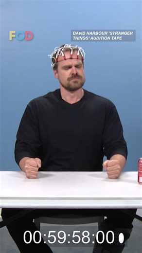 Check out David Harbour's leaked 'Stranger Things' Netflix audition tape . . . #comedy #MillieBobbyBrown #Eleven #Hopper #DavidHarbour | Funny Or Die