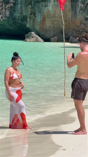 🇹🇭Maya Bay Beach Sea and Sand Summer Holiday Sunny Day 13🏝️ #mayabeach #mayabay