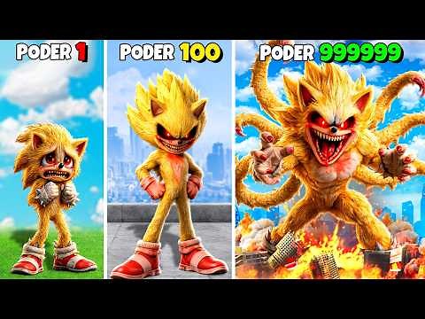 Mejorando a SUPER SONIC.EXE en GTA 5 !! (Sonic Movie mod)