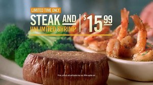 Outback Steakhouse TV Spot, 'Steak and Unlimited Shrimp'
