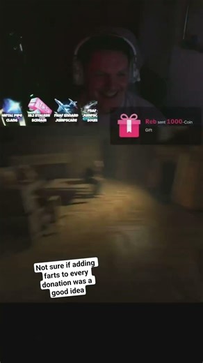 farts + jumpscare is a crazy combo #gaming #streamclips #gameplay #skyrim