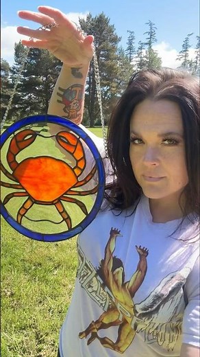Turning A Buoy Into Stained Glass #stainedglass #diy #stainedglassart #handmade #pacificnorthwest