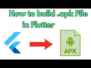 How to build .apk File in flutter in VS Code? Flutter Build apk