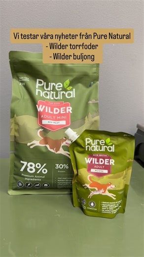 Arken Zoo Kungens Kurva on Instagram: "Häng med när vi testar nyheterna från Pure Natural - Wilder I videon testar personalhunden Pyro, Wilder red meat och buljongen med smak av älg 🫎 Är du kvar till slutet av videon får du se lite härliga Bloopers😂 #arkenzoo #arkenzookungenskurva #yesarkenzoo"