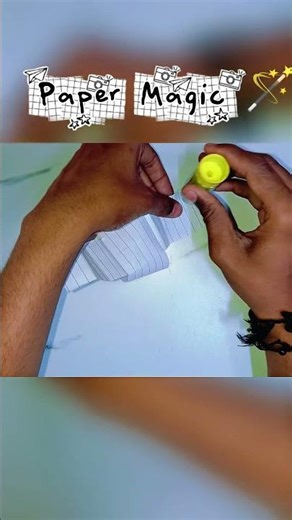 Paper Magic in 30 seconds 🤯 #shorts #ytshorts #alightmotion #papercraft