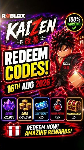 ALL NEW Kaizen Codes | Kaizen Redeem Codes