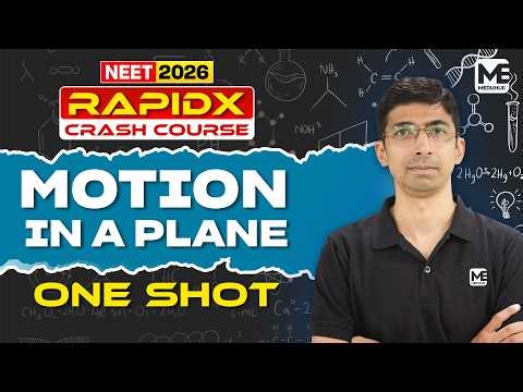 NEET 2026 Crash Course – Rapid X | Motion in a Plane in 45 Minutes | Complete Revision