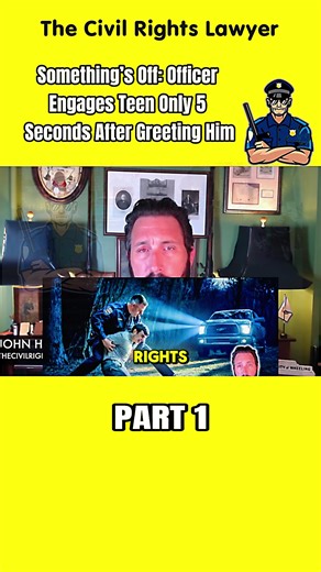 Part1: Something’s Off: Officer Engages Teen Only 5 Seconds After Greeting Him. #lawyer #use #fvp #policeofficer #lawsuit
