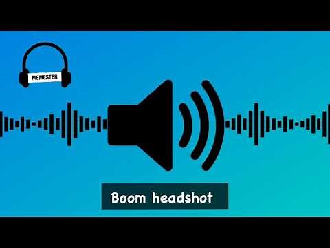 Boom headshot meme sound effect