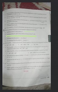 Find the equation of the locus of a moving point which moves so... | Filo