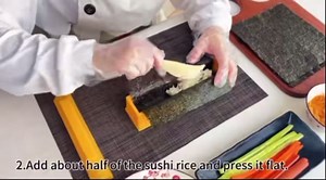 Sushi Maker, Sushi DIY Mold Set - Easy Sushi Making Kit, Help to Make Round Shaped Sushi