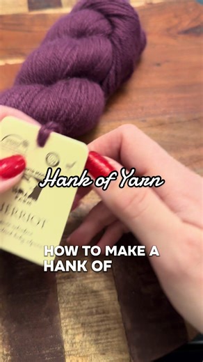 How to use a hank of yarn #yarn #alpacayarn #yarnlovers #crochet | yarn