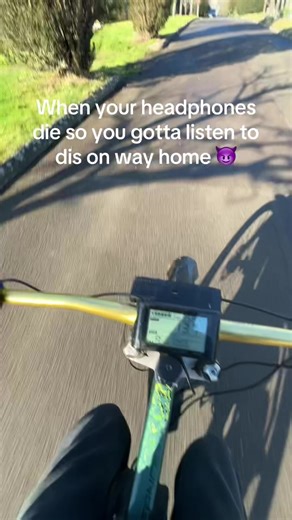 Electric BMX Bike Experience with Headphones