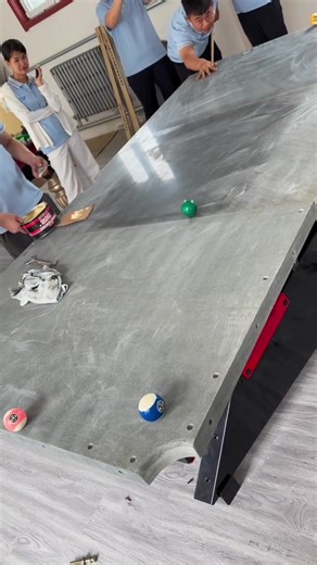 This is how we make top pool tables. Professional production line, strict quality control.#factory #billiards #snooker #madetoorder #manufacturing
