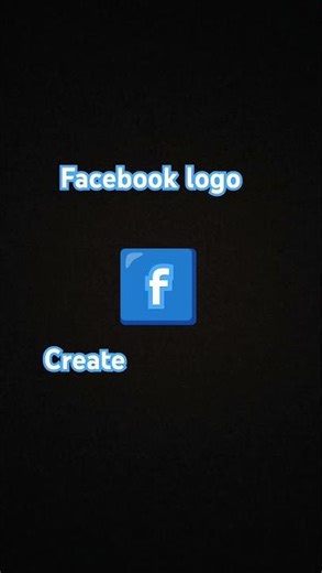 create facebook logo #anime #viral