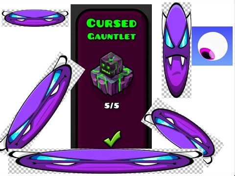 GD Cursed Gauntlet all levels 100% (easy demons)
