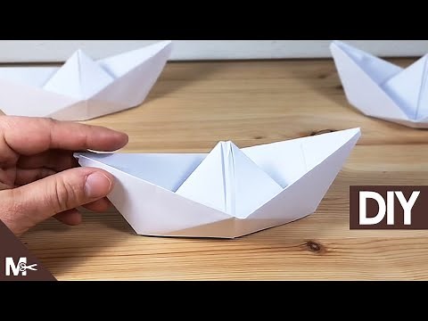 ► Cómo hacer un BARCO de PAPEL FÁCIL (Paso a paso) 😱⛵