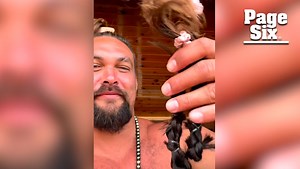 Jason Momoa shaves off his signature long hair