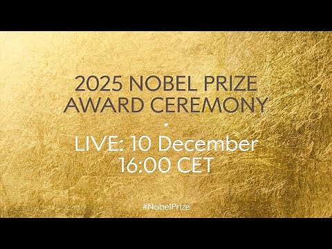 2025 Nobel Prize award ceremony
