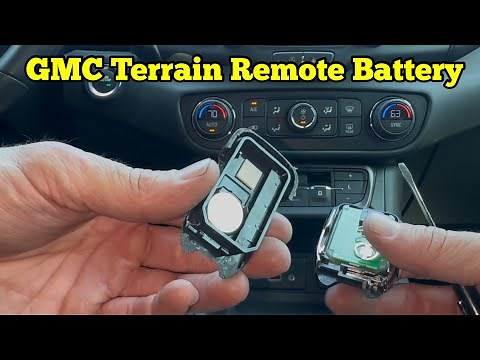 How to change remote battery gmc terrain 2022