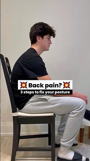 3 Simple Steps to Fix Your Sitting Posture (No Strength Needed)