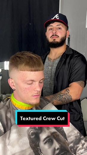 Textured Crew Cut Styling Guide