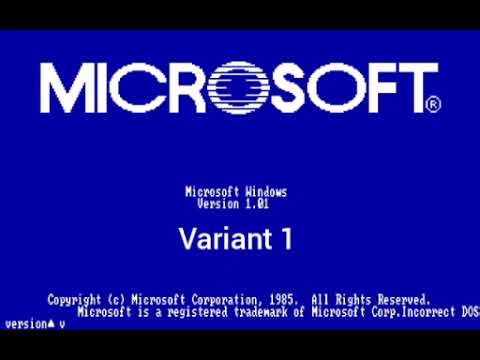 Windows 1.0 Fake startup sound (2 versions)