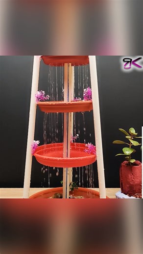 Elegant PVC Rainfall Shower Fountain for Modern Garden Decor 💦✨ #diy #pvc #fountain | RusticKraft