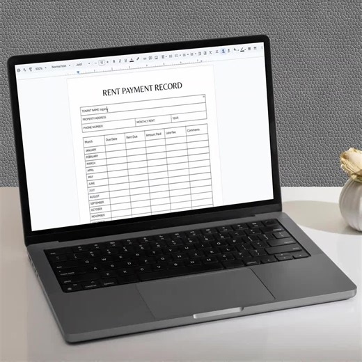 Rent Payment Ledger. Printable Rental Ledger Template. Monthly Rent Payment Ledger Template. Rental Payment Log, Rental Ledger Template PDF - Etsy Australia