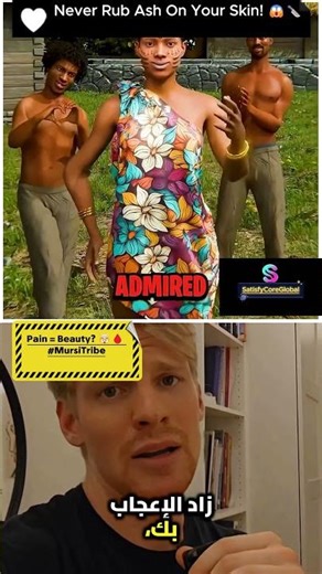 Never Rub Ash On Your Skin! 😱🔪 #Shorts