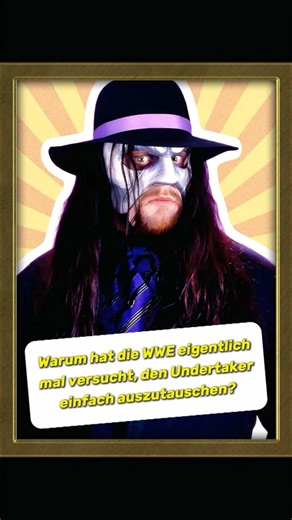 Warum hat die WWE eigentlich mal versucht, den Undertaker einfach auszutauschen?#wwe #undertaker #fyp #foryour #tik_tok