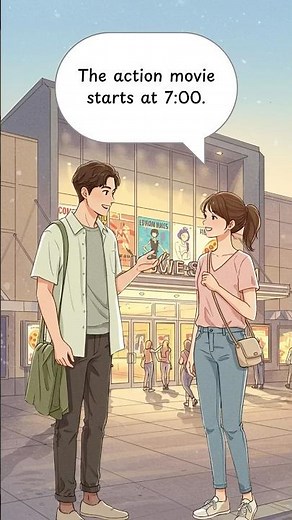 🎬 Talking About Movie Plans with a Friend – English Conversation Practice #learnenglish