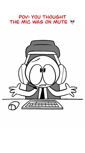 AnimationsGuy on Instagram: "Mic On Mute.😅 . . . #comedy #funnyvideos #viral #funnymoments #anime #cartoon"