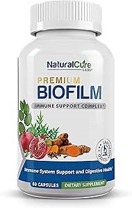 Natural Cure Labs Biofilm Complex – Premium Biofilm Formula Botanicals & Herbs | Biofilm Product for Digestion & Immune Support | Vegan, Non-GMO, Gluten Free | Biofilm Defense & Gut Health Supplement