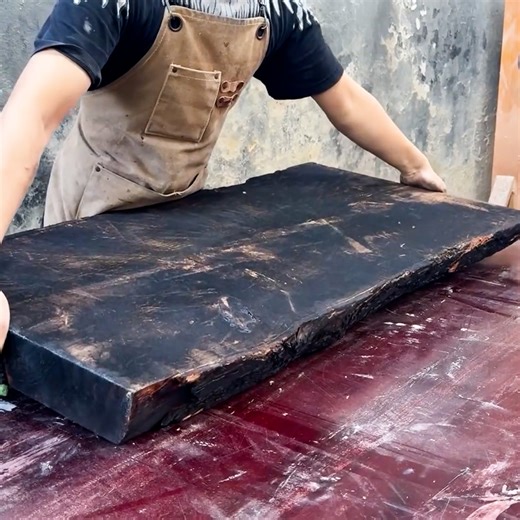 Design A Unique Tea Table With Lotus Flower Motifs Using Burnt Wood And Epoxy Resin | WT HD Woodworking