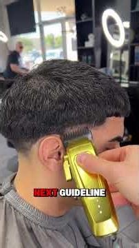 Step-by-Step Mid Taper Tutorial with Clippers #fade #taper #barber