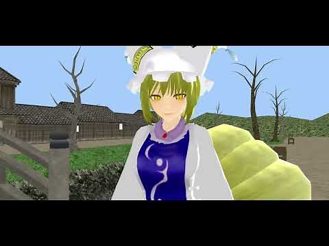 (mmd Touhou/東方) Chen and Ran yakumo VS Mike goutokuji