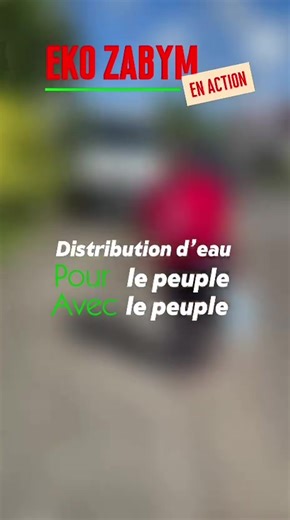 *DISTRIBUTION D’EAU / MOBILISATION D’EKO ZABYM À BOISRIPEAUX 2* Comme chaque dimanche, les militants d’EKO ZABYM étaient mobilisés pour une distribution de packs d’eau à Boisripeaux 2. Nous remercions les habitants pour leur accueil chaleureux malgré les difficultés rencontrées au quotidien. Cette situation doit changer, elle dure depuis trop longtemps. La dégradation du réseau doit alerter les élus locaux sur leurs responsabilités. Ce service public doit être assuré de manière pérenne : il en v