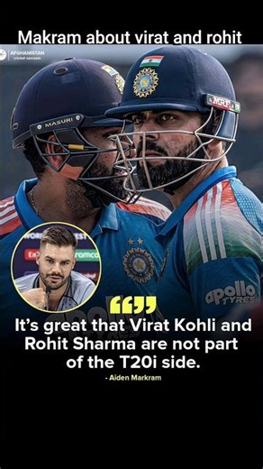 makram about virat and rohit
