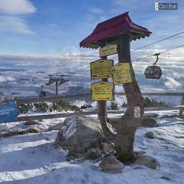 The best ski slopes in the High Tatras. Lomnicky peak.