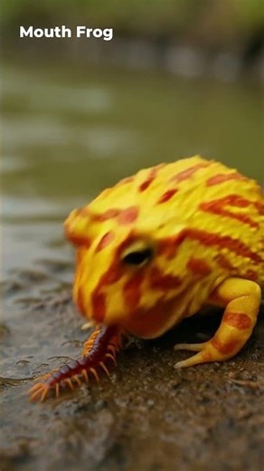 Frog VS Centipede! #scorpion #frog #froglife