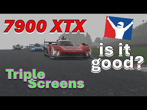 7900 XTX performance analysis with iRacing (Part 1)
