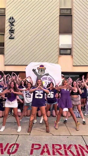 Phi Sig Loves the Dukes 💜💛 #jmuphisig #gogreek #jmudukes #phisigmasigma #jmu